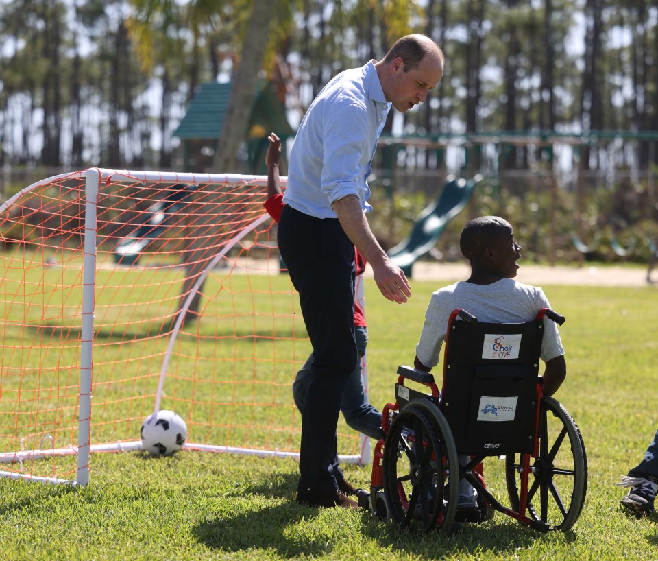 William and lad at Grand Bahama Children’s Home