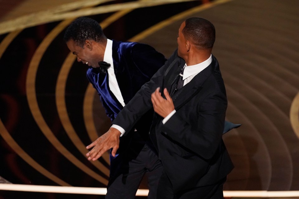 Will Smith was seen slapping and violently swearing at Chris Rock