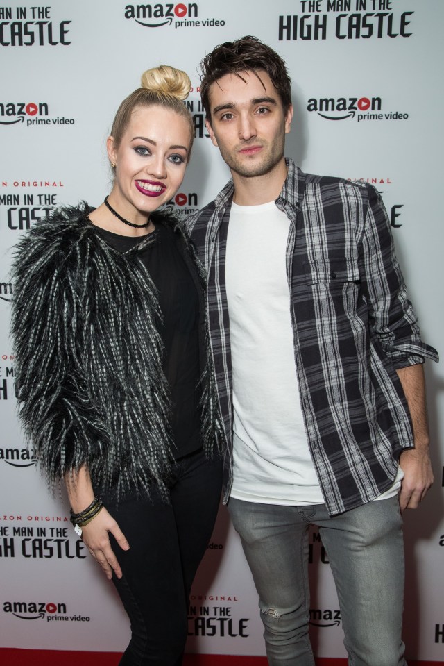 Tom pictured with his wife Kelsey