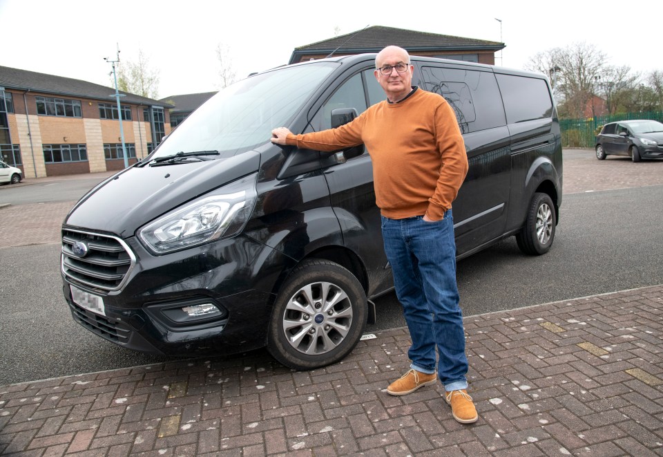 Rob Harris left his Ford Transit with a meet and greet service at Gatwick before a ten-day family break in Egypt