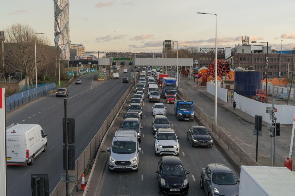 Traffic has ground to a stand-still on many London roads