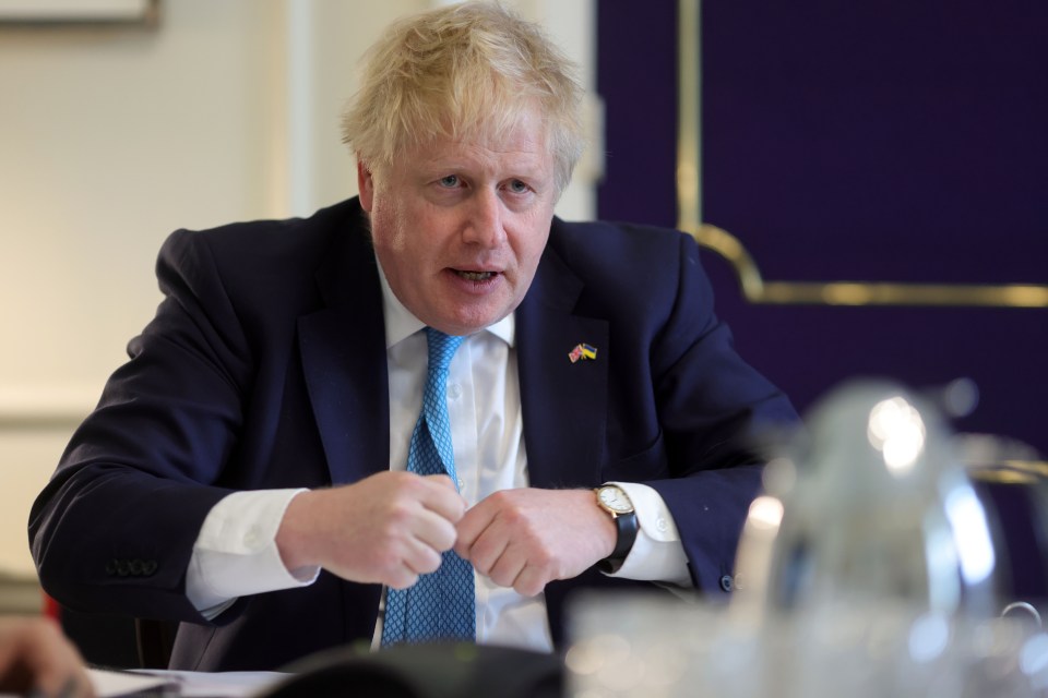 Boris Johnson said Putin could still seek to 'twist the knife'