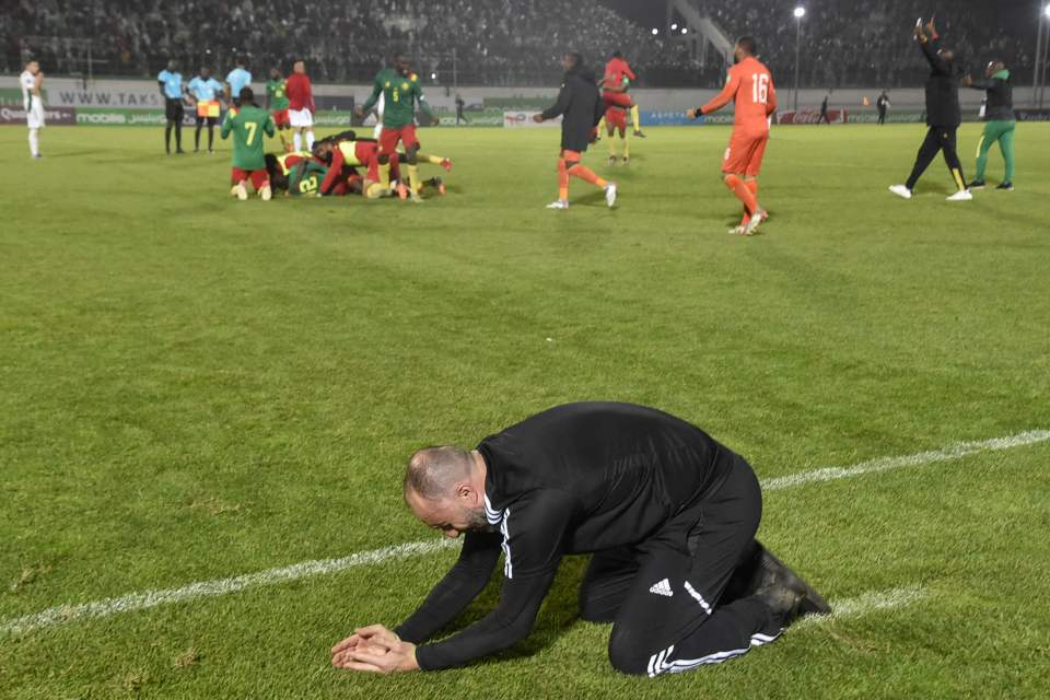 Algeria boss Djamel Belmadi cannot believe what he has witnessed