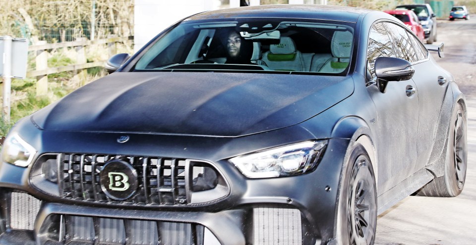 Marcus Rashford arrived at Man Utd training having not been picked for England duty