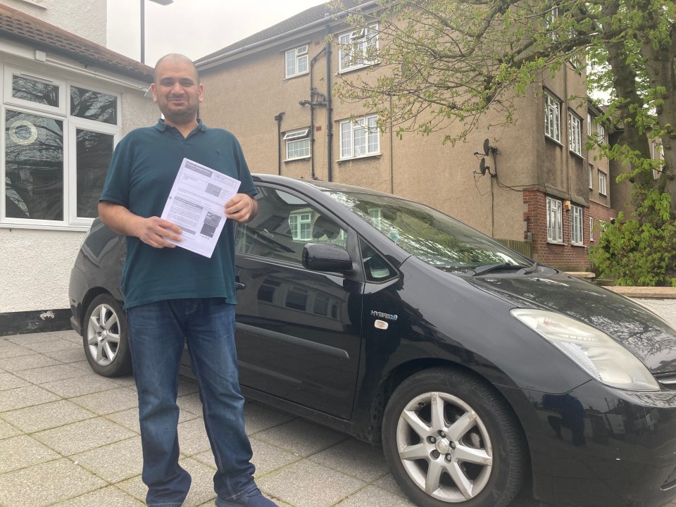 Abdul was handed a court order after refusing to pay fines for driving outside his home