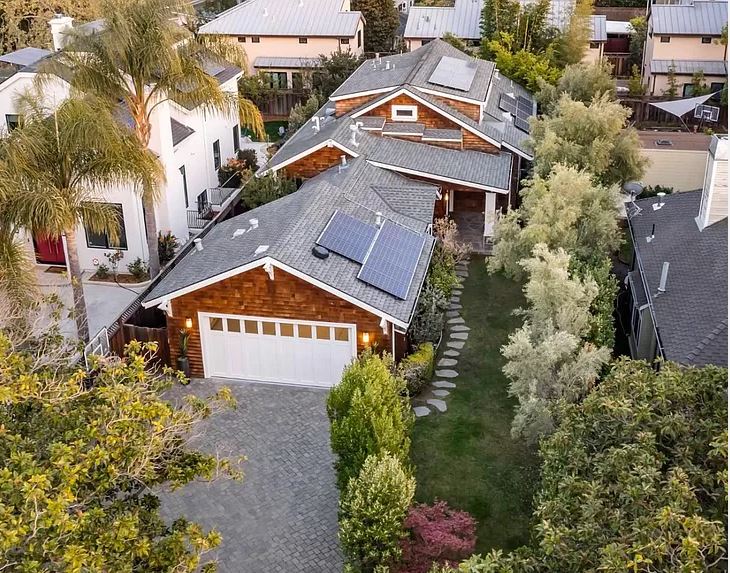 The huge home in San Jose looks ordinary from the outside