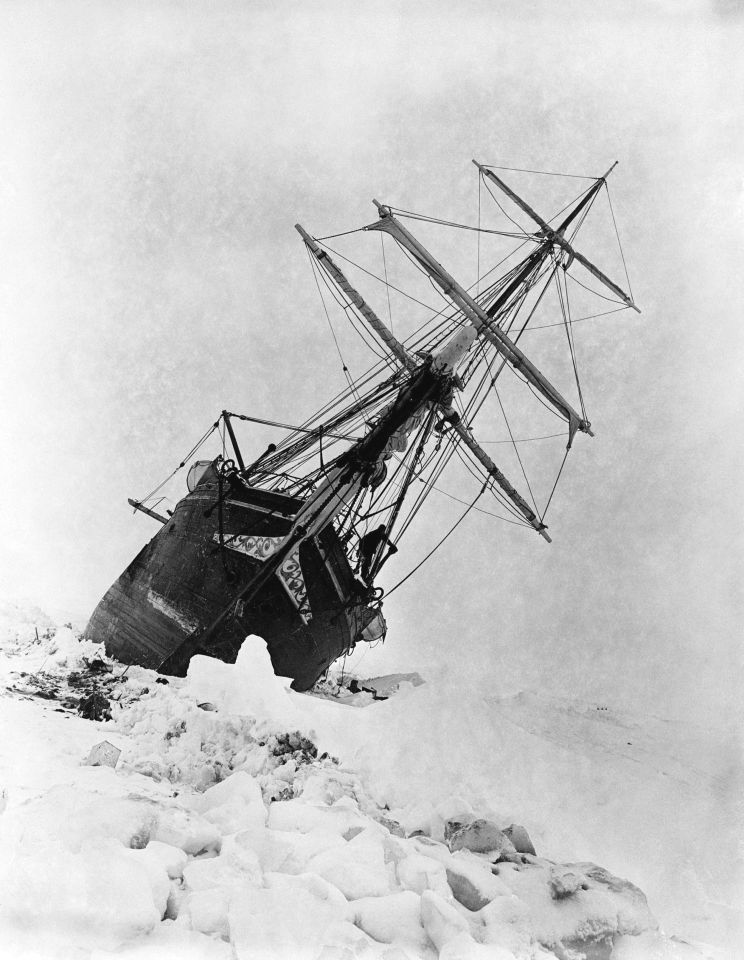 The ship has been discovered two miles down under the Antarctic ice