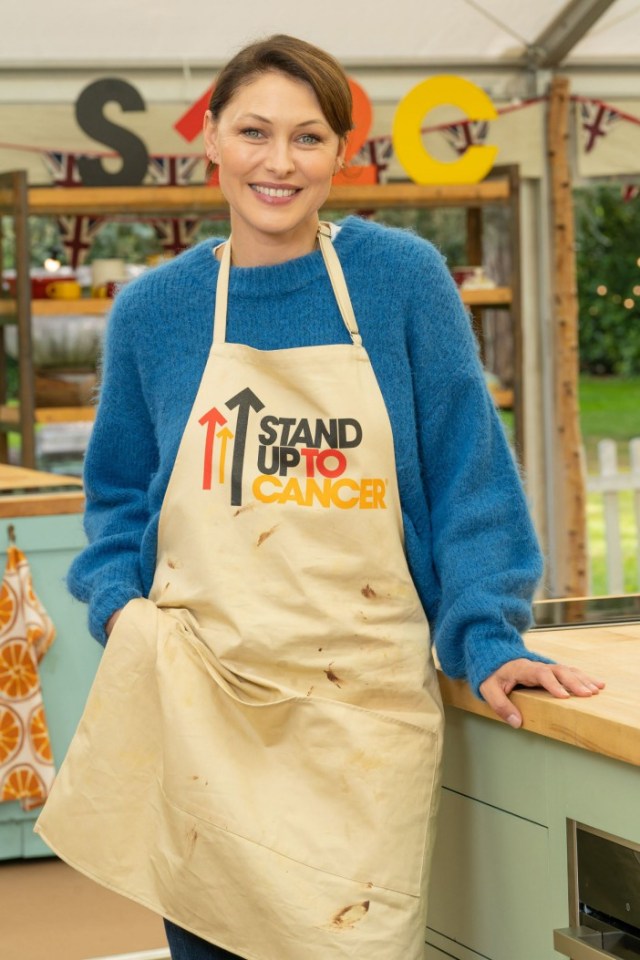 Emma took part in the first episode of the Great Celebrity Bake Off