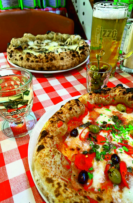 Head to Pizza Pilgrims and sample their basil pesto base topped with burrata