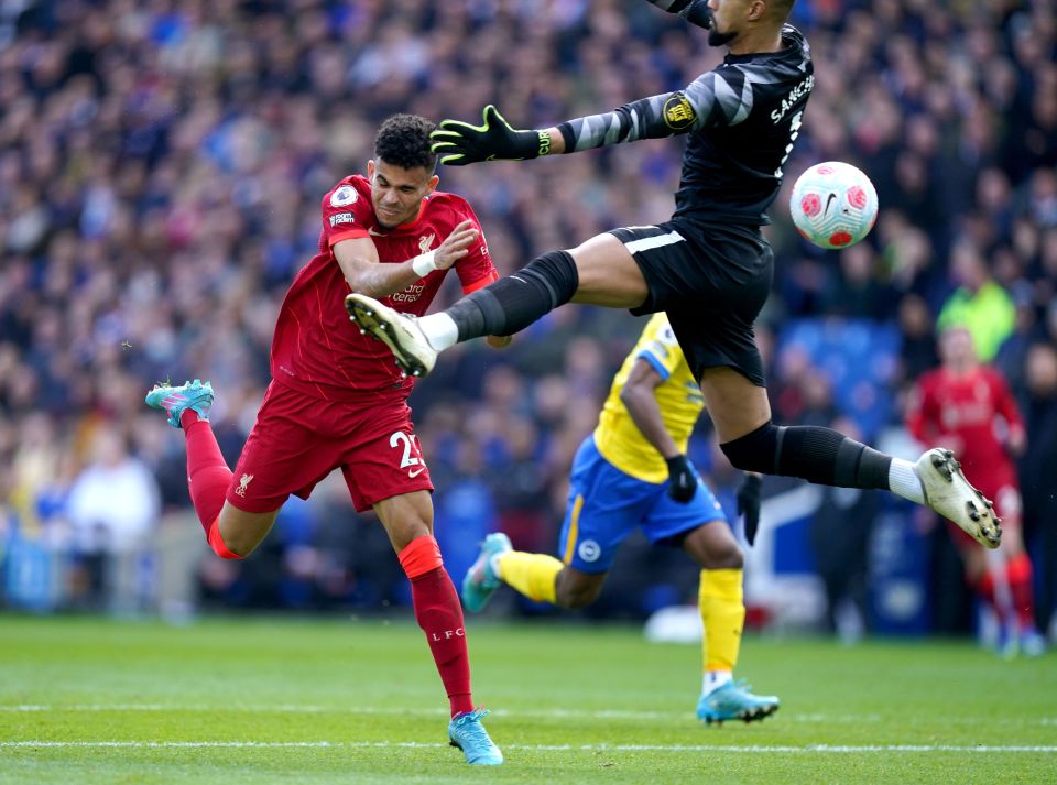 Diaz got on the end of Matip's pin-point long ball