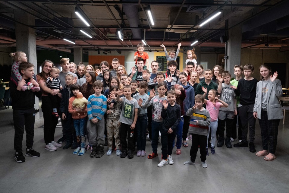 A group of 50 orphans fleeing Ukraine are hoping to make it to Britain.