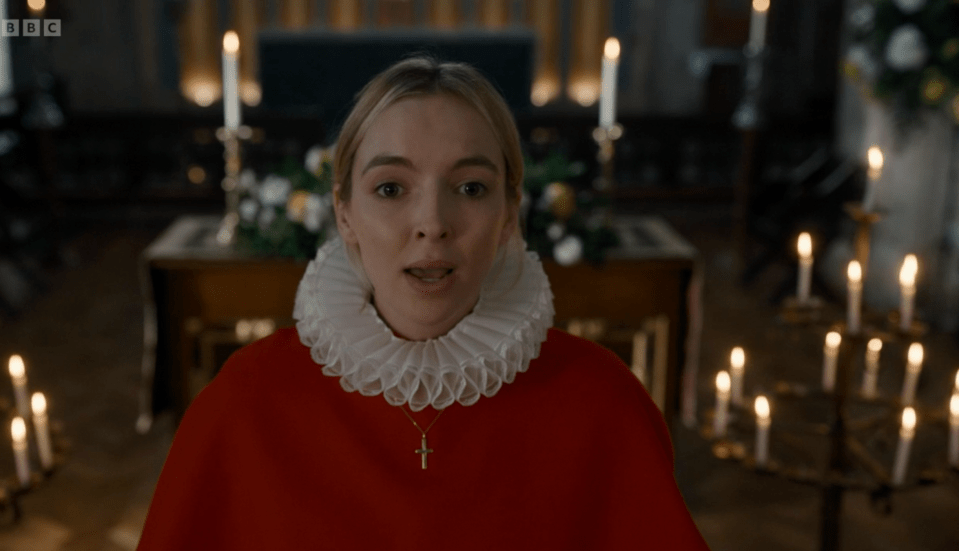 Jodie Comer surprises Killing Even fans as Villanelle turns up in a church as a choir girl