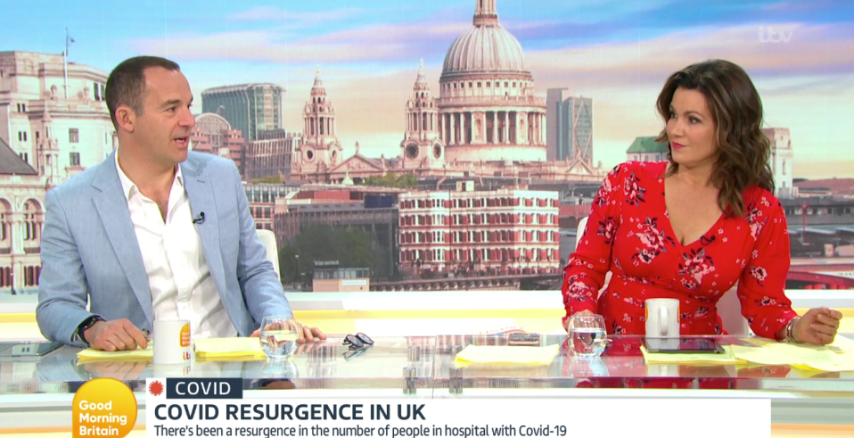 Susanna called her co-star Martin Lewis a hero on yesterday's show