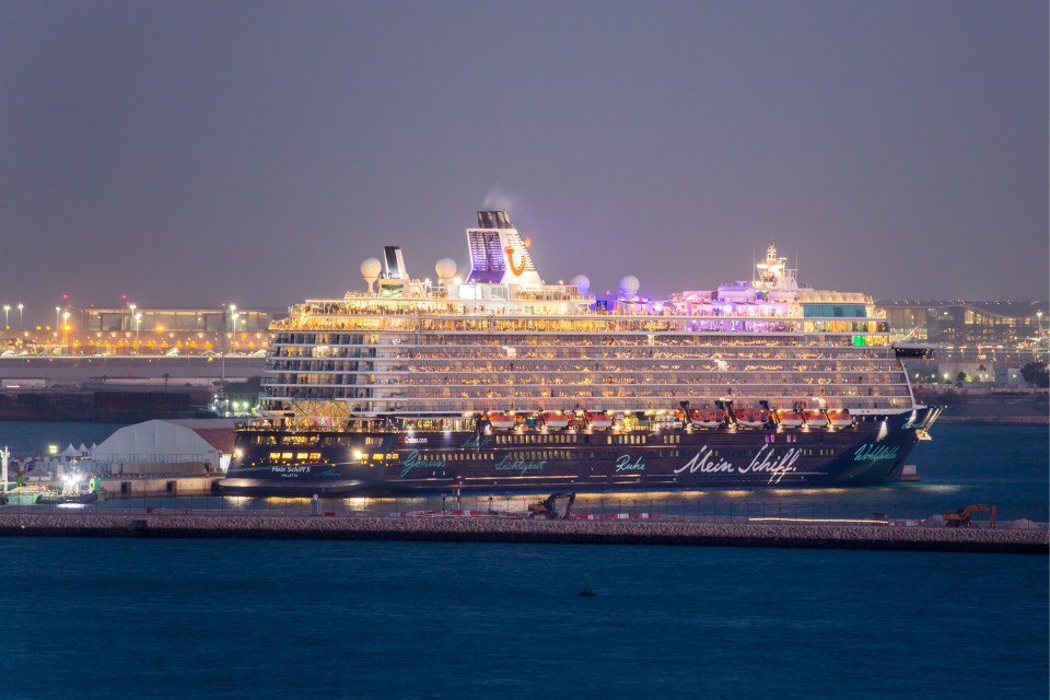 The ship will be docked in a port in Doha and families WILL be able to drink alcohol despite Qatar’s strict laws