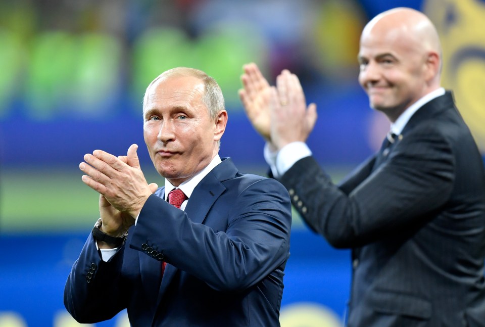 Fifa, headed by president Gianni Infantino, has banned Russia from the World Cup