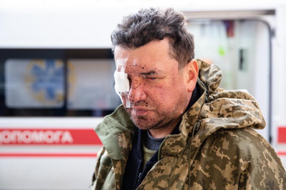 Hospital boss Lt Col Viktor Pysanko, 35, said that he did not think twice about saving wounded Russians