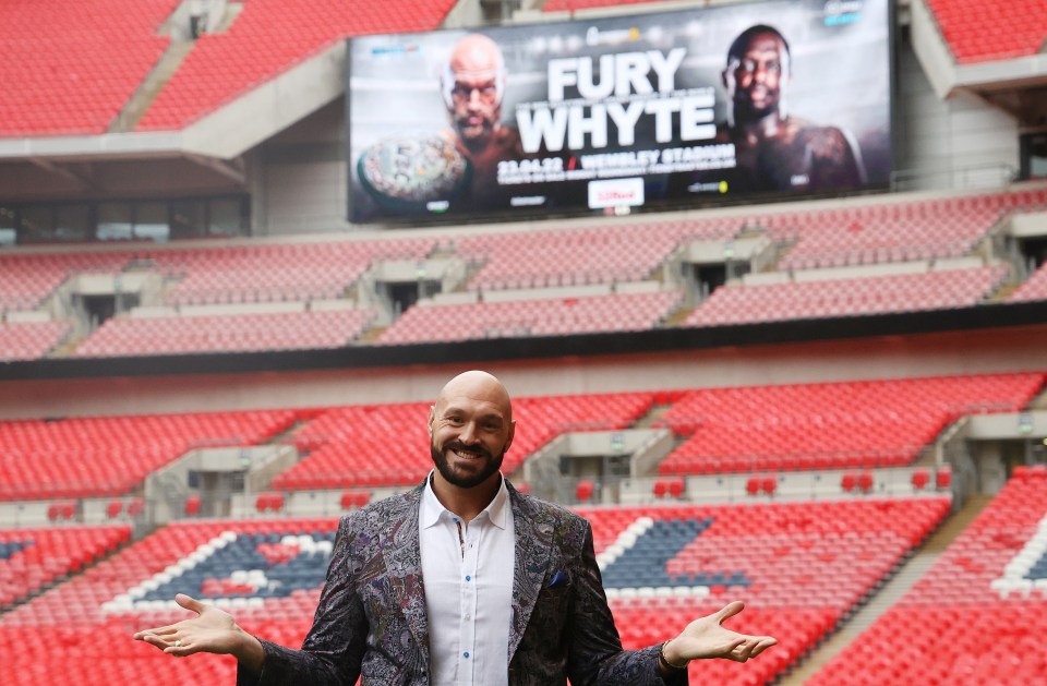 Whyte failed to turn up to Tuesday's Wembley press conference but fans weren't put off, with tickets selling out in 90 minutes