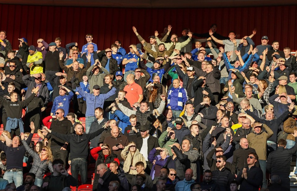 Only 600 Chelsea fans were present for their FA Cup win over Boro on Saturday