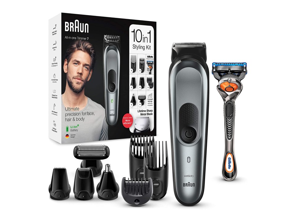 This bumper kit of grooming products from Braun now costs just £49.99