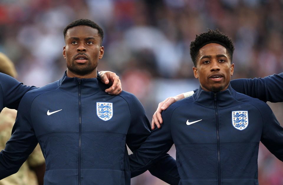 Marc Guehi and Kyle Walker-Peters started for England as they made their senior debuts