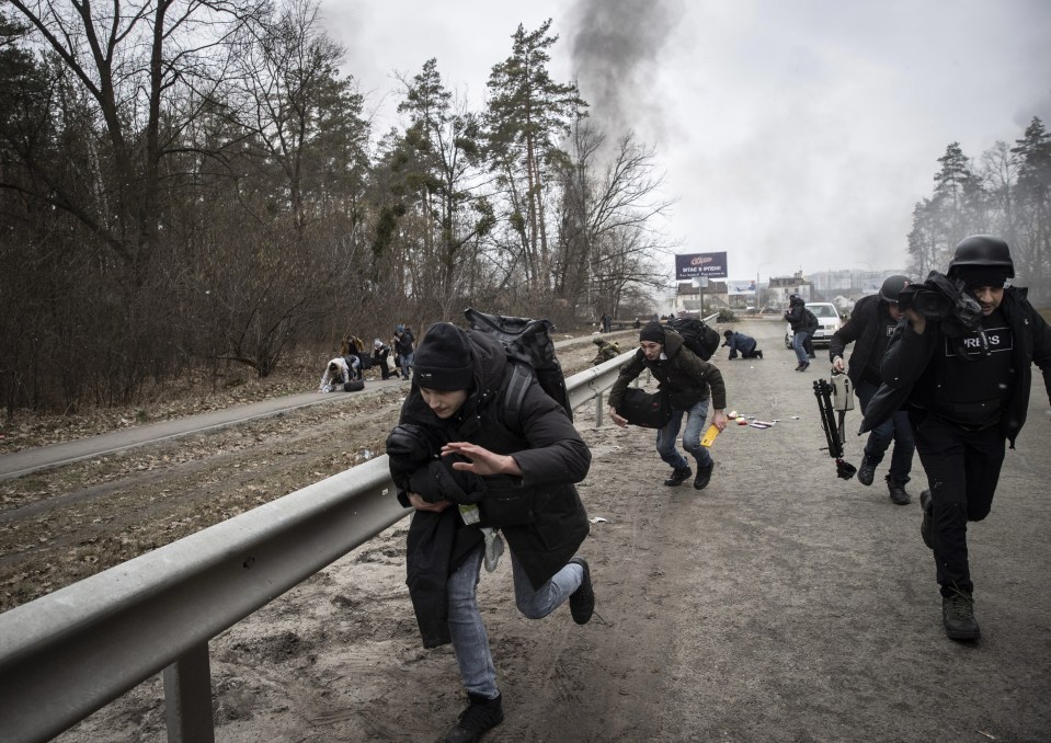 Cities came under fresh bombardment tonight as Russian forces murder helpless citizens