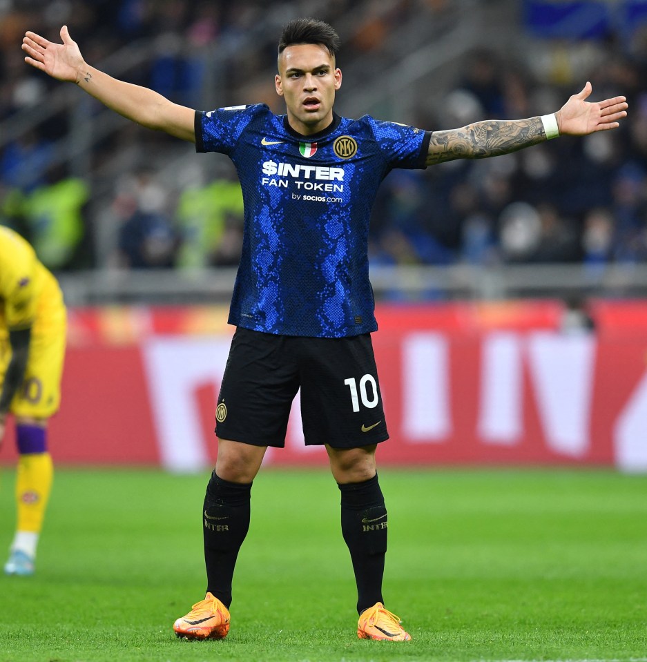 Inter Milan striker Lautaro Martinez has been linked with a summer switch to join Arsenal