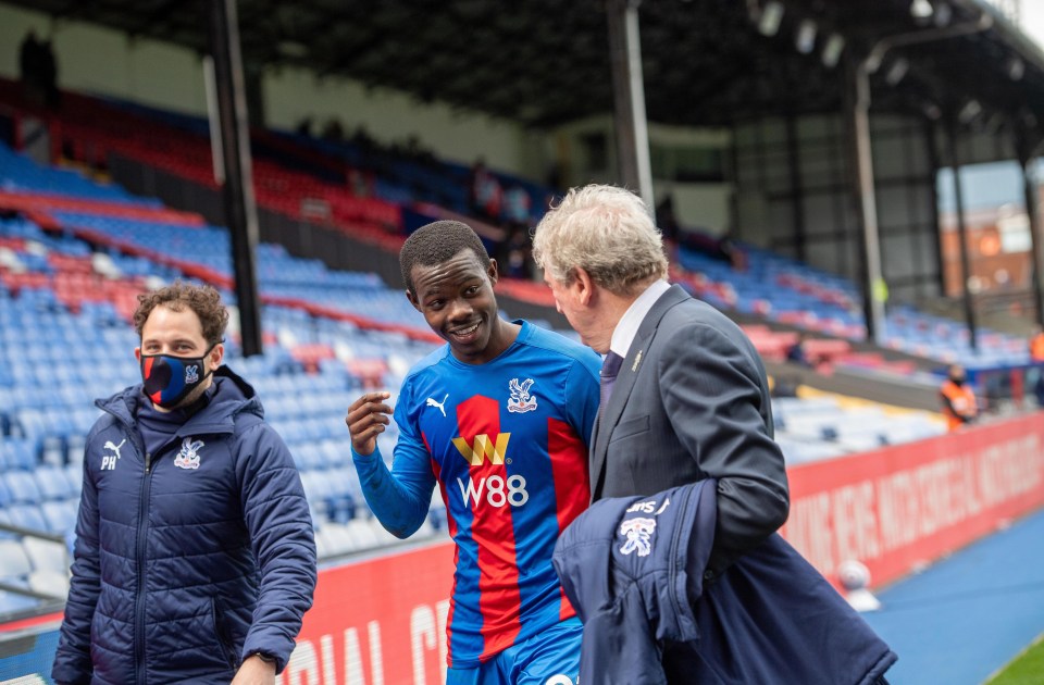 Mitchell made his Crystal Palace debut under Roy Hodgson