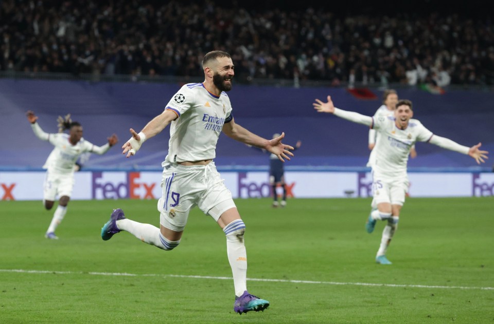 Benzema's dramatic winner sparked wild celebrations at the Bernabeu