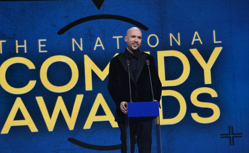 The National Comedy Awards, Tom Allen: 'I’m doing a great job, well done me'