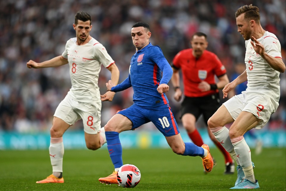 Foden looked like England’s most creative outlet