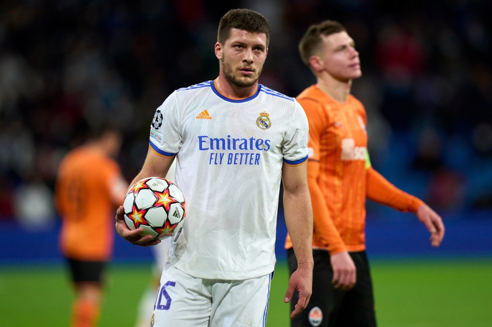 Luka Jovic has taken at swipe at his Real Madrid boss