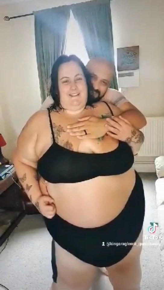 She loves posing on TikTok in her undies and says she won't stop, as her man Craig thinks she's sexy