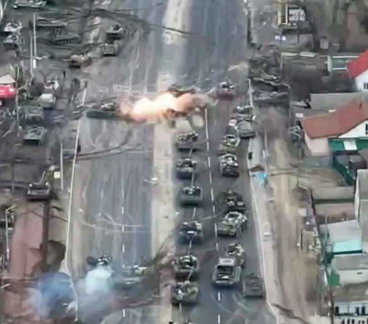 Some 450 Russian tanks and at least 1,400 armoured vehicles are said to have been destroyed