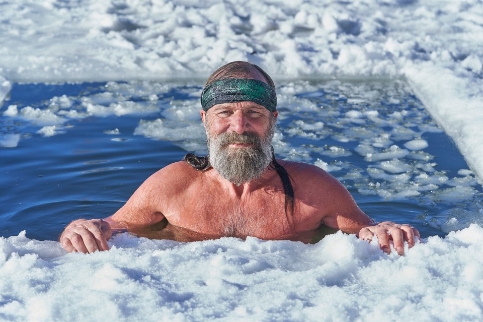 Extreme athlete Wim Hof has got his own BBC show called Freeze the Fear