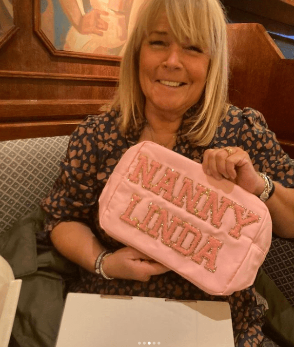 Linda was chuffed with her present