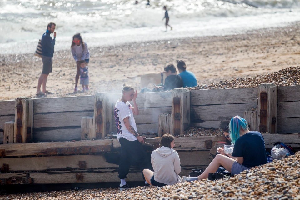 Holidaymakers can be slapped with a fine for using BBQs on Brighton beach