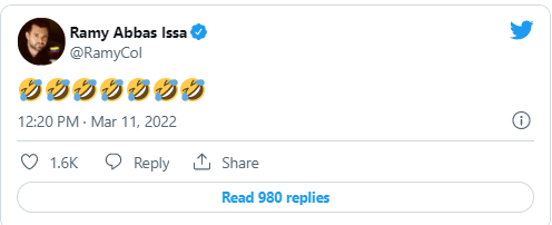 The tweet from Salah's agent