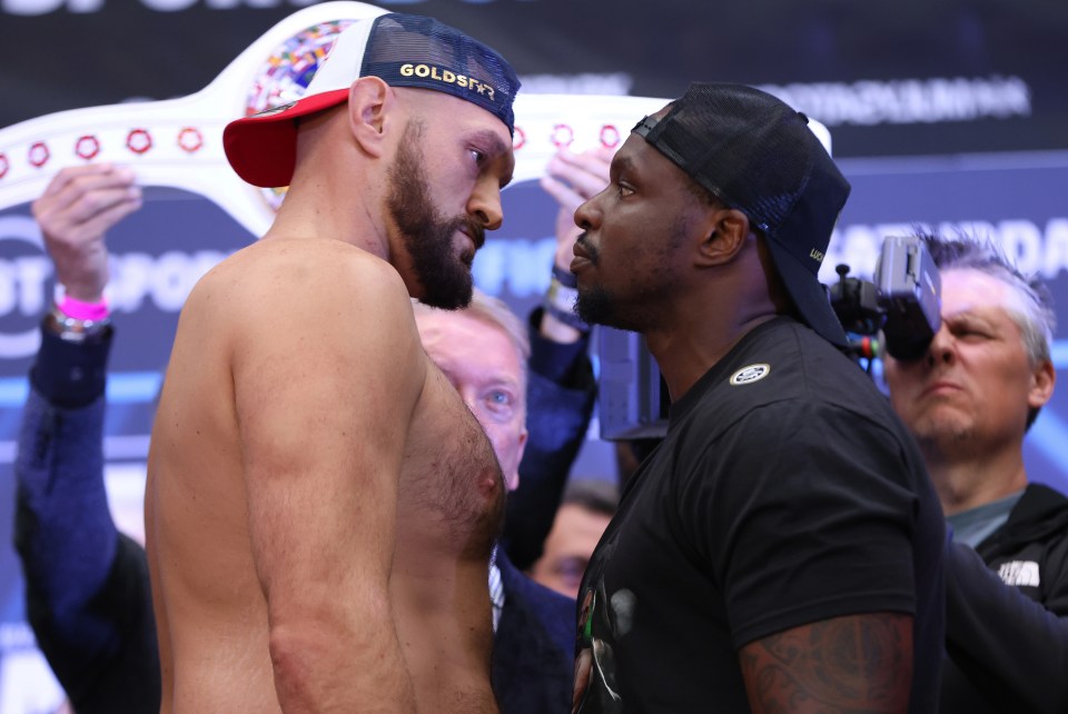 Tyson Fury and Dillian Whyte face off for the final time