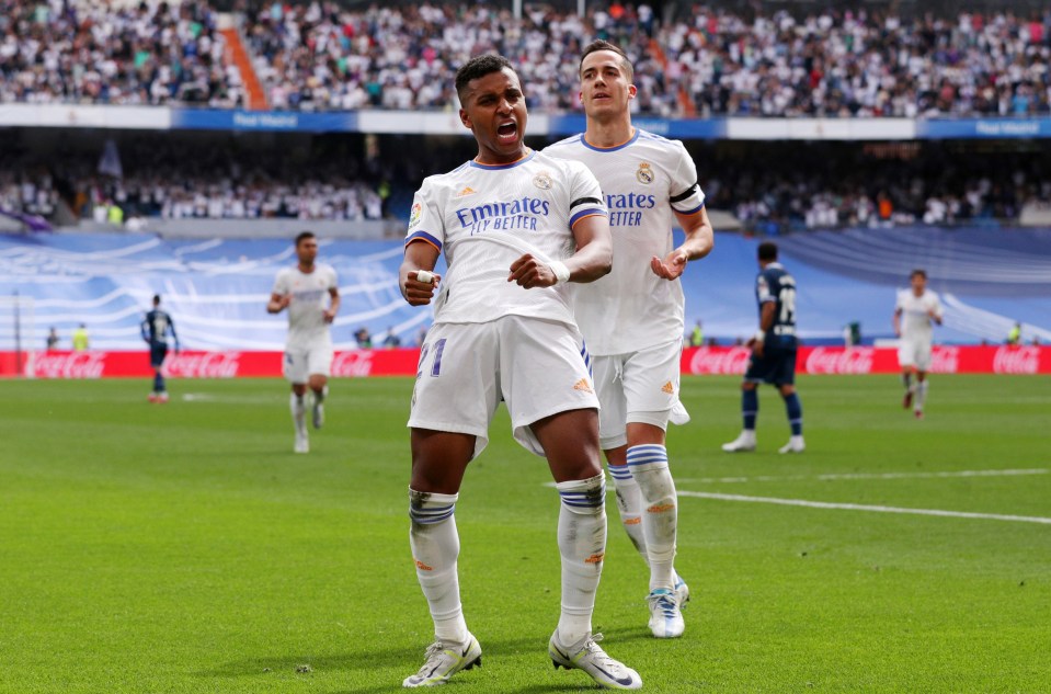 Rodrygo scored twice to put Real 2-0 up against Espanyol