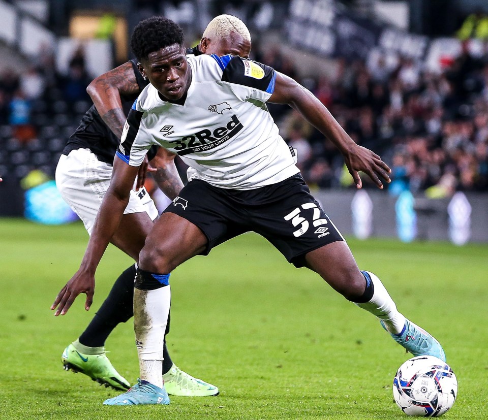 Derby teen Malcolm Ebiowei is wanted by Crystal Palace