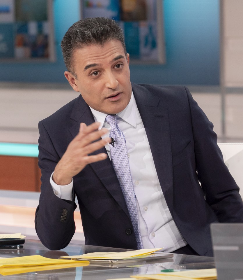 Adil Ray was accused of interrupting a Tory MP on Good Morning Britain today