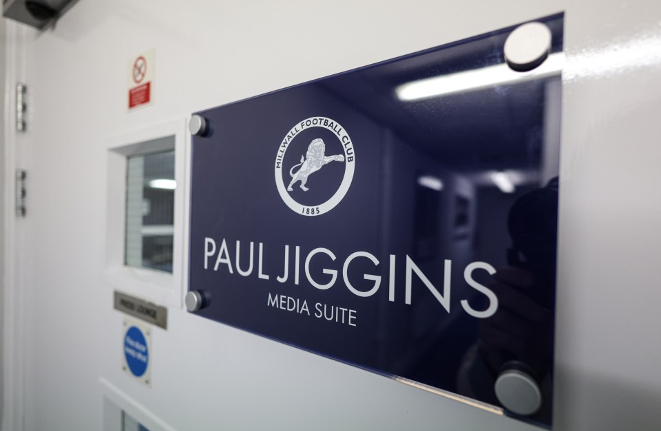 Millwall have revealed their new press lounge named after SunSport legend Paul Jiggins