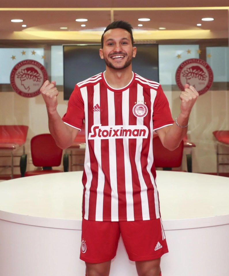 Joao Carvalho left Nottingham Forest in January for Olympiacos