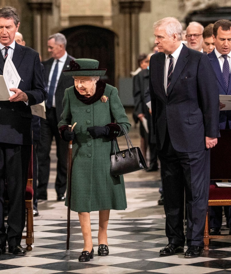 Prince Andrew took centre stage at Prince Philip's service, much to the surprise of many