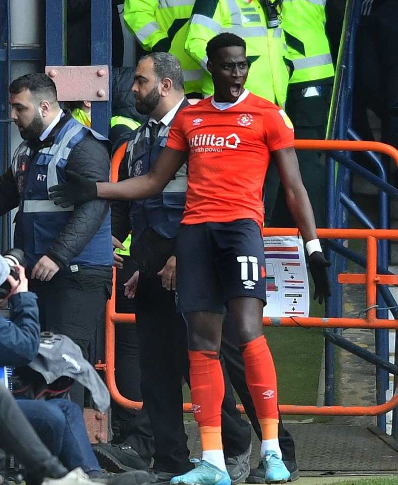 Elijah Adebayo has been deadly up front for the Hatters