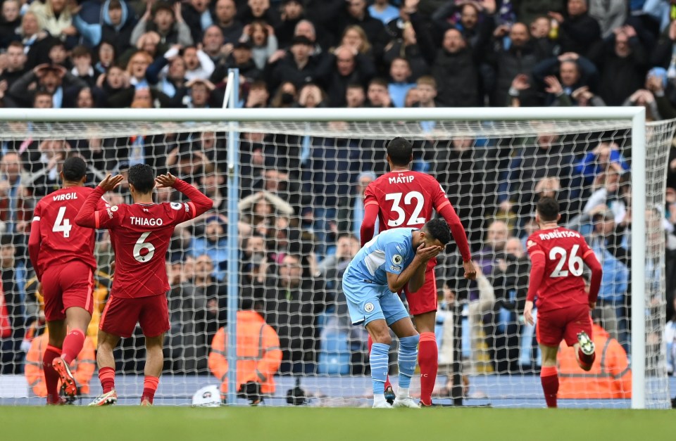 Riyad Mahrez hit the post with a free-kick then chipped over in the last moments