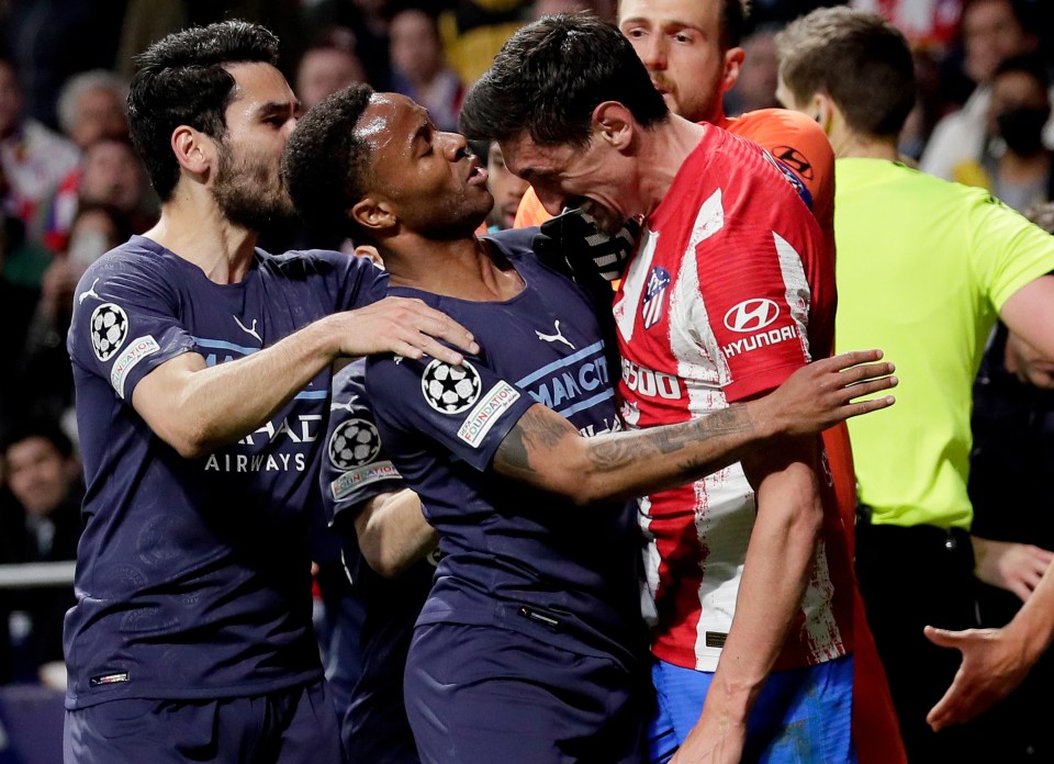 The ex-City defender headbutted Raheem Sterling