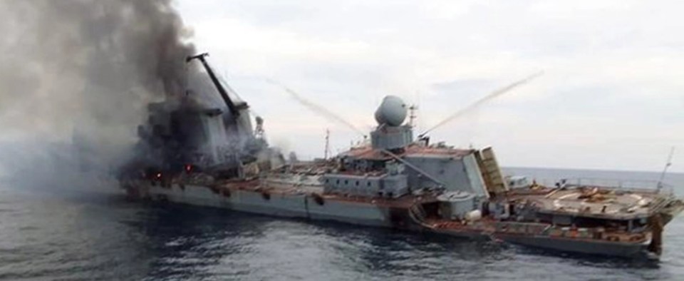 Russia's flagship Moskva was sunk last week in a surprise attack