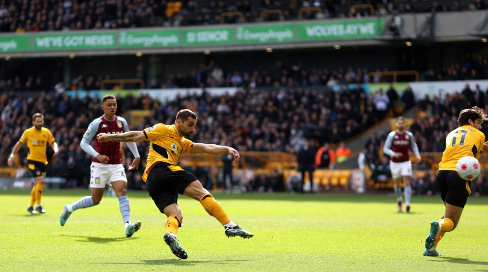 Jonny fizzes his early opener for Wolves at home to Midlands rivals Villa