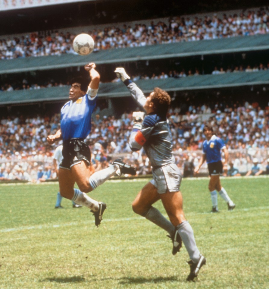 The shirt Diego Maradona scored the Hand of God goal in is going up for auction